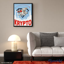Laden Sie das Bild in den Galerie-Viewer, Diamond Painting - Krypto im Flug - Superman – 40 x 50 cm auf Keilrahmen gespannt