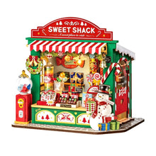 Laden Sie das Bild in den Galerie-Viewer, Miniaturhaus - Weihnachts-Süßigkeitenstand