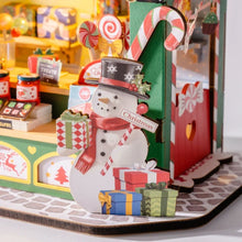 Laden Sie das Bild in den Galerie-Viewer, Miniaturhaus - Weihnachts-Süßigkeitenstand