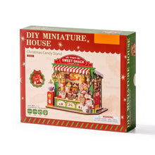Laden Sie das Bild in den Galerie-Viewer, Miniaturhaus - Weihnachts-Süßigkeitenstand