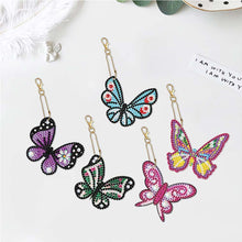 Laden Sie das Bild in den Galerie-Viewer, Charms Schmetterling Diamond Art Set 5 Stück