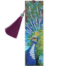Laden Sie das Bild in den Galerie-Viewer, Lesezeichen Diamond Painting Design Pfau