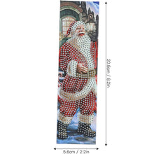 Laden Sie das Bild in den Galerie-Viewer, Lesezeichen Diamond Painting mit Weihnachtsmann