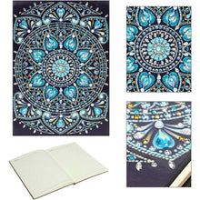 Laden Sie das Bild in den Galerie-Viewer, Notizbuch Diamond Painting Diamanten Blau