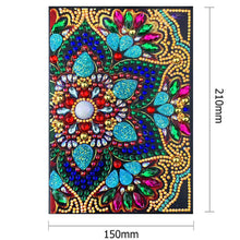 Laden Sie das Bild in den Galerie-Viewer, Notizbuch Diamond Painting mit Blume