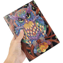Laden Sie das Bild in den Galerie-Viewer, Notizbuch Painting Diamond Art Eule