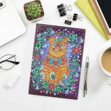 Laden Sie das Bild in den Galerie-Viewer, Notizbuch Diamond Painting Katze