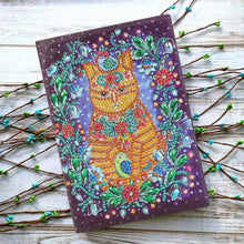 Laden Sie das Bild in den Galerie-Viewer, Notizbuch Diamond Painting Katze