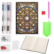 Laden Sie das Bild in den Galerie-Viewer, Notizbuch Diamond Painting Design Mandala