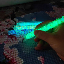 Laden Sie das Bild in den Galerie-Viewer, Premium-Stift Diamond Painting Licht Blau 5 Varianten