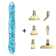 Laden Sie das Bild in den Galerie-Viewer, Premium-Stift Diamond Painting Licht Blau 5 Varianten