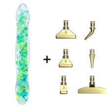 Laden Sie das Bild in den Galerie-Viewer, Premium-Stift Diamond Painting Licht Grün 5 Varianten