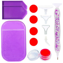 Laden Sie das Bild in den Galerie-Viewer, Premium-Stift Diamond Painting Licht Violett 5 Varianten