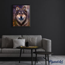 Laden Sie das Bild in den Galerie-Viewer, Malen nach Zahlen – Wolf Portrait