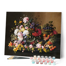 Laden Sie das Bild in den Galerie-Viewer, Malen nach Zahlen – Blumen und Obst – Severin Roesen