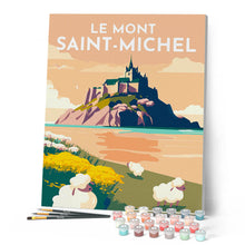 Laden Sie das Bild in den Galerie-Viewer, Reiseplakat Mont Saint-Michel