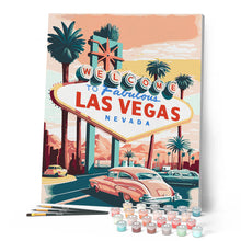 Laden Sie das Bild in den Galerie-Viewer, Reiseposter Las Vegas