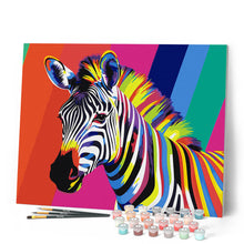Laden Sie das Bild in den Galerie-Viewer, Pop Art Zebra Streifen