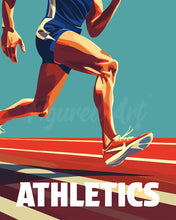 Laden Sie das Bild in den Galerie-Viewer, Malen nach Zahlen Figured'Art – Sportposter Athletik