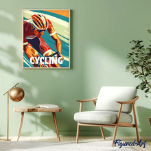 Laden Sie das Bild in den Galerie-Viewer, Sportposter Radfahren