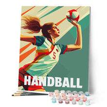 Laden Sie das Bild in den Galerie-Viewer, Sportposter Handball