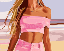 Laden Sie das Bild in den Galerie-Viewer, Malen nach Zahlen Figured'Art – Meer, Sand und Stil