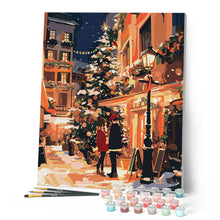 Laden Sie das Bild in den Galerie-Viewer, Weihnachtspaar in der Stadt