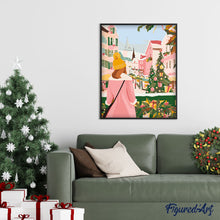 Laden Sie das Bild in den Galerie-Viewer, Mädchen auf dem Weihnachtsmarkt