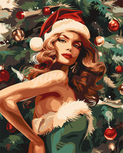 Laden Sie das Bild in den Galerie-Viewer, Malen nach Zahlen Figured'Art – Weihnachtsschönheit