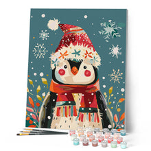 Laden Sie das Bild in den Galerie-Viewer, Kleiner Weihnachts-Pinguin