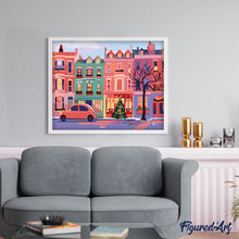 Laden Sie das Bild in den Galerie-Viewer, Bunte Weihnachtsstraße