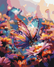 Laden Sie das Bild in den Galerie-Viewer, Malen nach Zahlen Figured'Art – Futtersuchender Schmetterling
