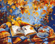 Laden Sie das Bild in den Galerie-Viewer, Malen nach Zahlen Figured'Art – Herbst-Leseauszeit