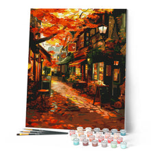 Laden Sie das Bild in den Galerie-Viewer, Herbst-Café-Straße