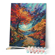 Laden Sie das Bild in den Galerie-Viewer, Surrealer Herbst inspiriert von Van Gogh