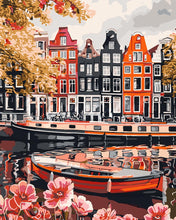 Laden Sie das Bild in den Galerie-Viewer, Malen nach Zahlen Figured'Art – Grachten von Amsterdam