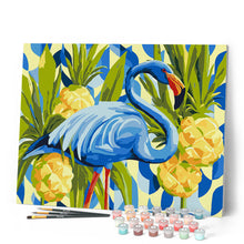 Laden Sie das Bild in den Galerie-Viewer, Blauer Flamingo