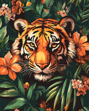 Laden Sie das Bild in den Galerie-Viewer, Malen nach Zahlen Figured'Art – Tropischer Tiger