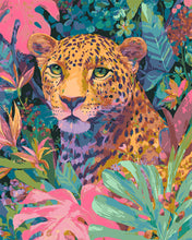 Laden Sie das Bild in den Galerie-Viewer, Malen nach Zahlen Figured'Art – Tropischer Leopard