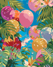 Laden Sie das Bild in den Galerie-Viewer, Malen nach Zahlen Figured'Art – Dschungelballons
