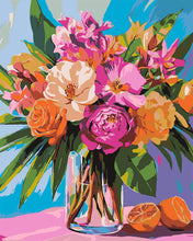 Laden Sie das Bild in den Galerie-Viewer, Malen nach Zahlen Figured'Art – Strahlender Blumenstrauß