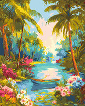 Laden Sie das Bild in den Galerie-Viewer, Malen nach Zahlen Figured'Art – Paradiesfluss
