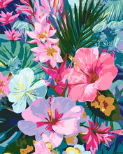 Laden Sie das Bild in den Galerie-Viewer, Malen nach Zahlen Figured'Art – Hibiskusgarten