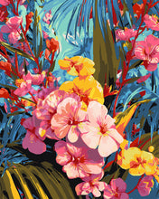 Laden Sie das Bild in den Galerie-Viewer, Malen nach Zahlen Figured'Art – Tropische Orchideen