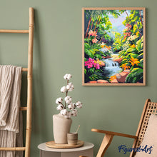 Laden Sie das Bild in den Galerie-Viewer, Tropischer Wasserfall