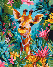 Laden Sie das Bild in den Galerie-Viewer, Malen nach Zahlen Figured'Art – Tropische Giraffe