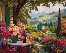Laden Sie das Bild in den Galerie-Viewer, Malen nach Zahlen Figured'Art – Wein am Gartenrand