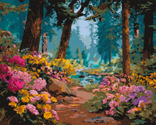 Laden Sie das Bild in den Galerie-Viewer, Malen nach Zahlen Figured'Art – Wildblumenbach