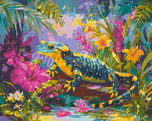 Laden Sie das Bild in den Galerie-Viewer, Malen nach Zahlen Figured'Art – Fröhlicher Salamander