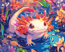 Laden Sie das Bild in den Galerie-Viewer, Malen nach Zahlen Figured'Art – Süßer Axolotl